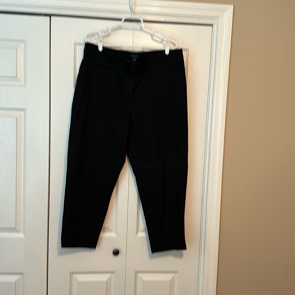 Ann Taylor. Black capris. Curvy Size 16